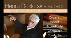 Desktop Screenshot of henrydoktorski.com