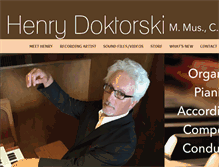 Tablet Screenshot of henrydoktorski.com